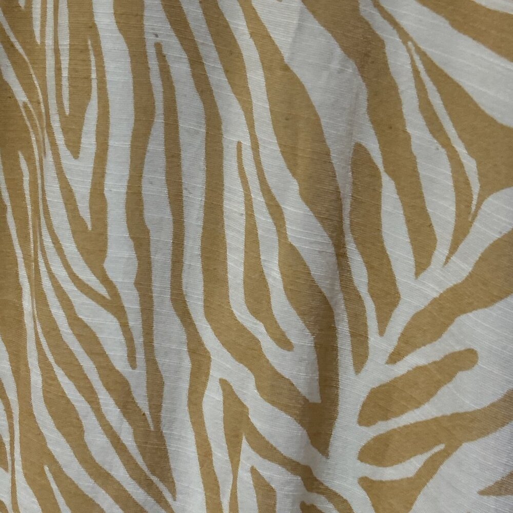 Animal Print Boho Tribal XXL Maxi Dress Flowy Beach Cruise Vacation Tan 9 West - Picture 5 of 15